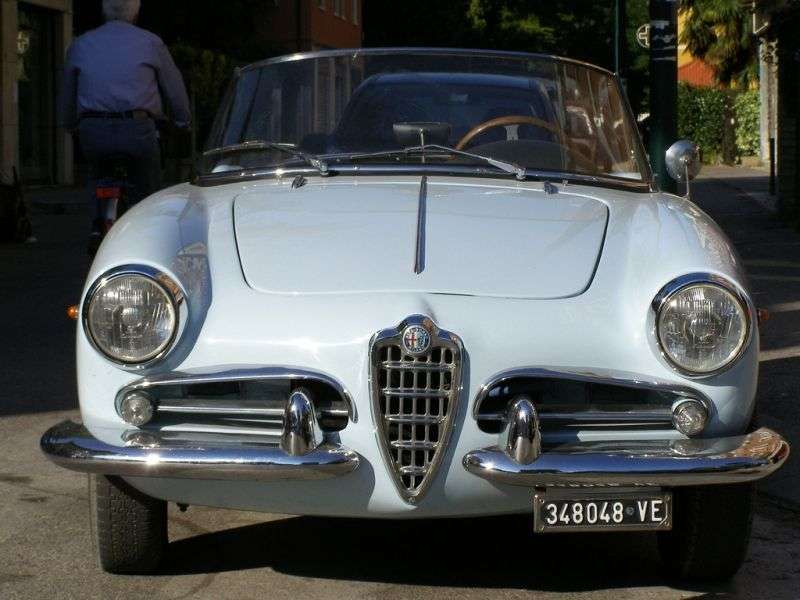 Alfa Romeo Giulietta 750/101 Spider Cabrio 1.3 MT (1955 1956)