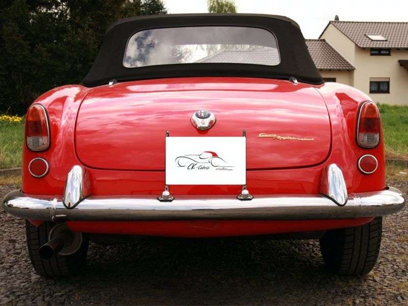 Alfa Romeo Giulietta 750/101 [zmiana stylizacji] Spider Cabrio 1.3 MT (1960 1962)