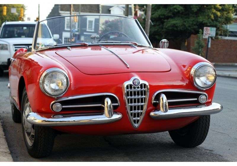 Alfa Romeo Giulietta 750/101 Spider Cabrio 1.3 MT (1957 1959)