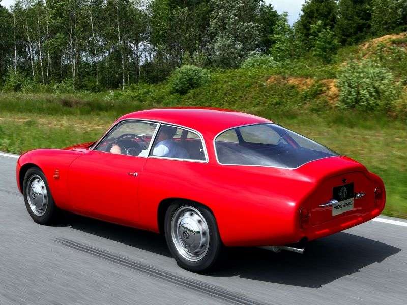 Alfa Romeo Giulietta 750/101 [2. zmiana stylizacji] SZ Coda Tronca coupe 2 drzwiowe. 1,3 mln ton (1961 1962)