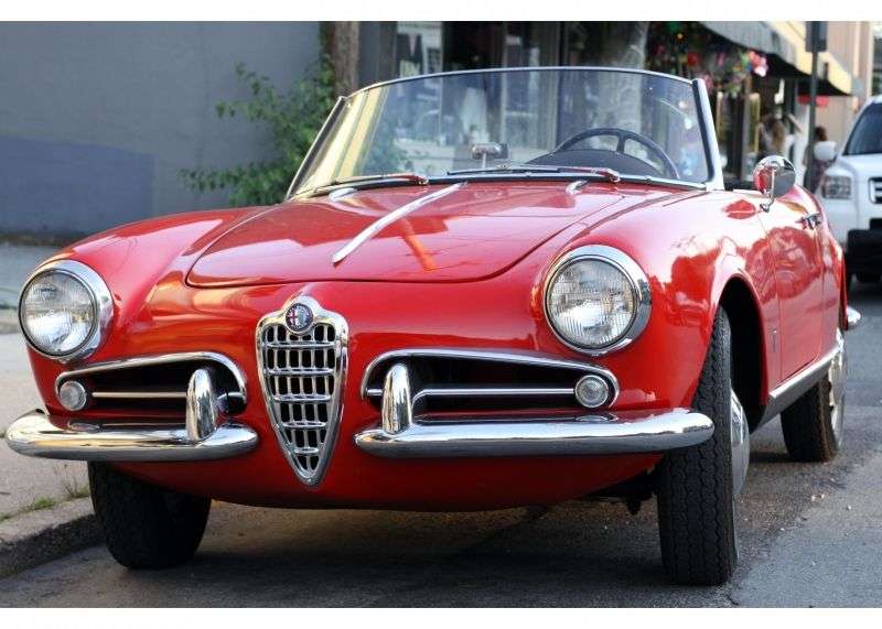 Alfa Romeo Giulietta 750/101 Spider Cabrio 1.3 MT (1957 1959)