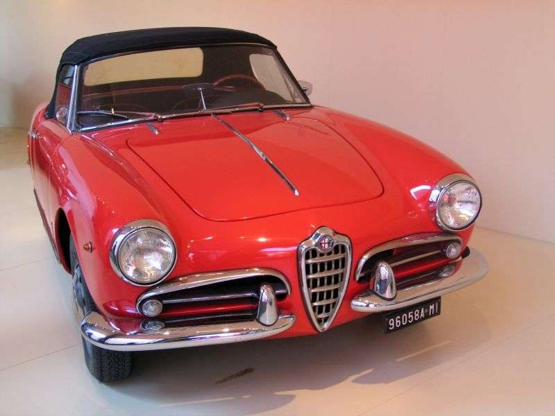 Alfa Romeo Giulietta 750/101 Spider Cabrio 1.3 MT (1955 1956)