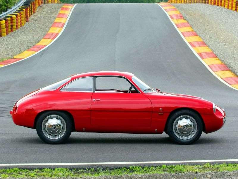 Alfa Romeo Giulietta 750/101 [zmiana stylizacji] SZ coupe 2 drzwiowe. 1,3 mln ton (1960 1961)