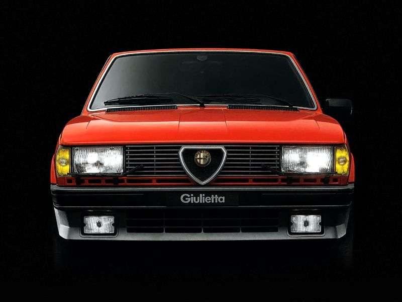 Alfa Romeo Giulietta 116 [druga zmiana stylizacji] sedan 2.0 TD MT (1983 1985)
