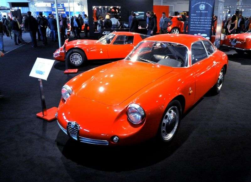 Alfa Romeo Giulietta 750/101 [2. zmiana stylizacji] SZ Coda Tronca coupe 2 drzwiowe. 1,3 mln ton (1961 1962)