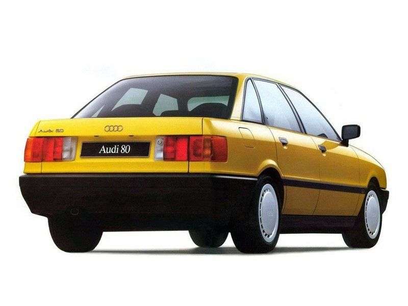 Audi 80 8A, B3 sedan 1.8 E MT (1986 1991)