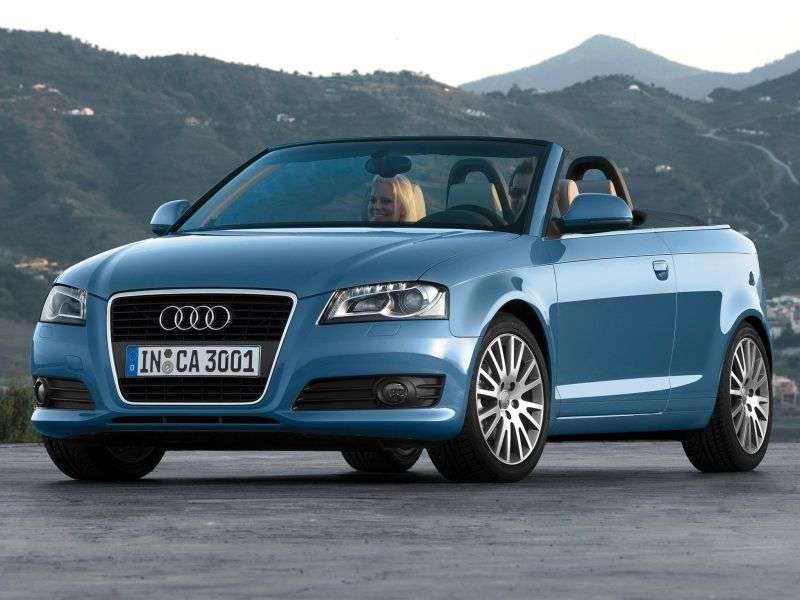 Audi A3 8P / 8PA [2nd restyling] 1.8 TFSI Convertible S tronic Attraction (2008–2013)
