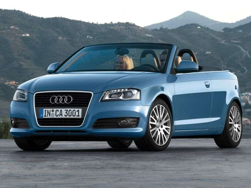 Audi A3 8P / 8PA [druga zmiana stylizacji] Cabrio 1.8 TFSI MT Attraction (2008 2013)