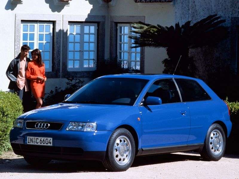 3 drzwiowe Audi A3 8L hatchback 1,9 TDI w (1996 1997)