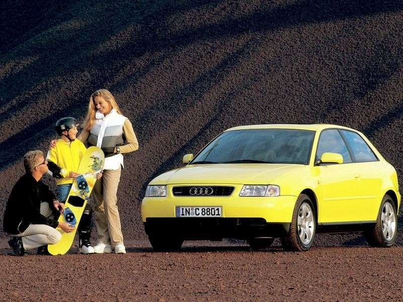3 drzwiowe Audi A3 8L hatchback 1,8 MT (1997 2000)