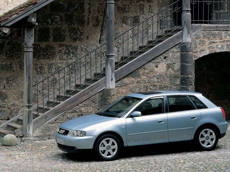 Audi A3 8L hatchback 5 drzwiowy 1.8T MT Quattro (1999 2000)