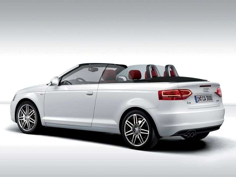 Audi A3 8P / 8PA [2nd restyling] 1.8 TFSI MT Attraction Cabriolet (2008–2013)