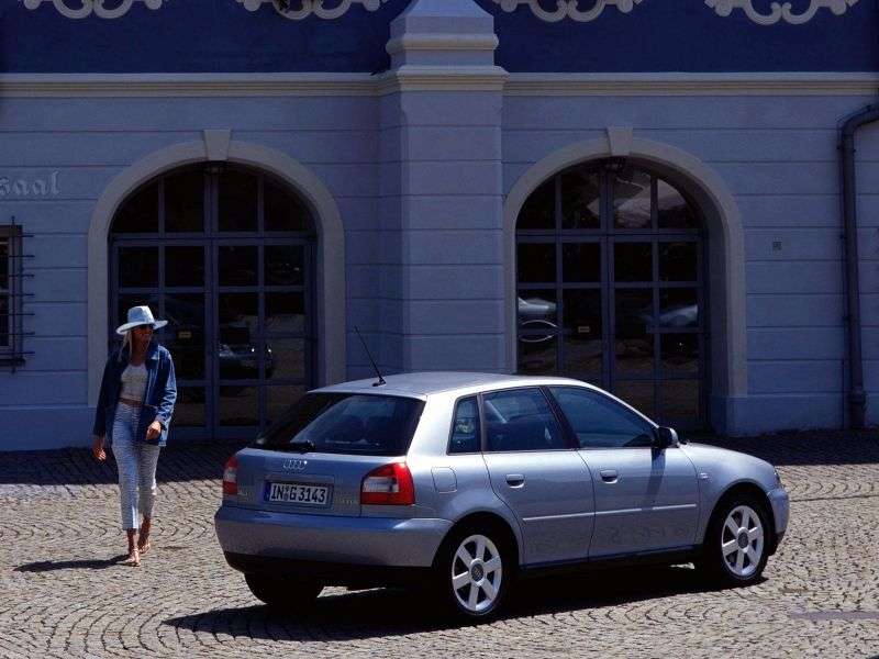 Audi A3 8L [restyling] 5 dv hatchback 1.8T MT Quattro (2000–2001)