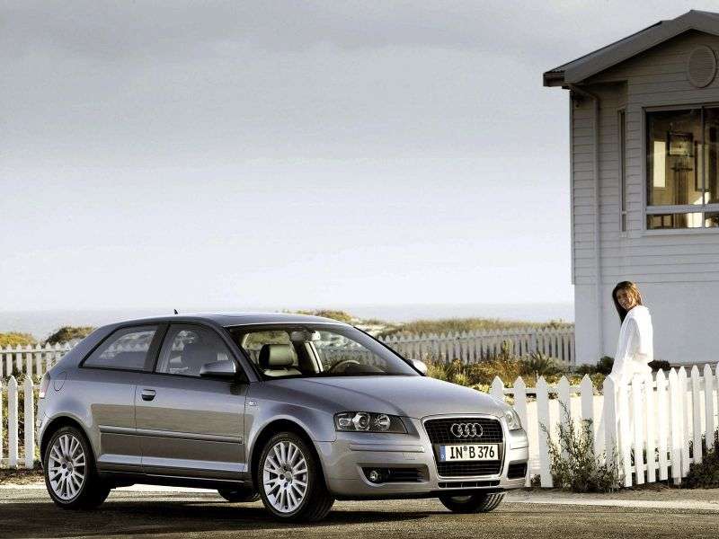 Audi A3 8P / 8PA [restyling] 3 bit hatchback 2.0 TFSI S tronic (2006–2007)