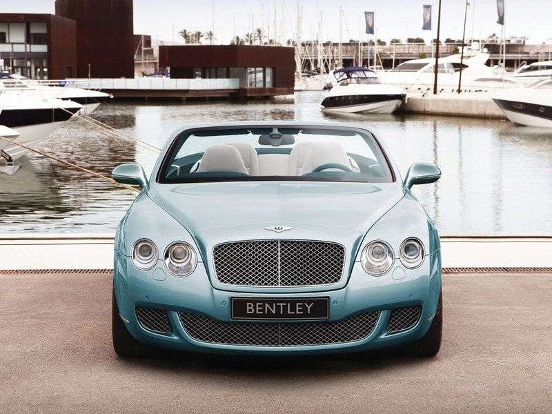 Bentley Continental GTC 2 drzwiowy kabriolet pierwszej generacji 6.0 AT (2005 2011)