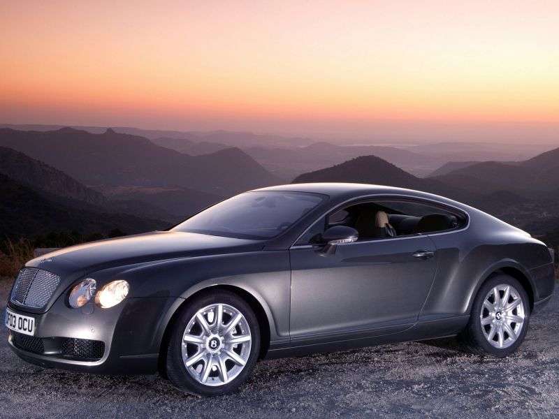 Bentley Continental GT 2 drzwiowe coupe pierwszej generacji 6.0 AT Twin Turbo (2003 2010)