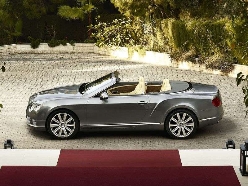 Bentley Continental GTC 2 generation convertible 2 dv. 6.0 AT (2011 – n. In.)