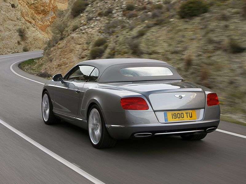 Bentley Continental GTC 2 drzwiowy kabriolet drugiej generacji 6.0 AT (2011 obecnie)