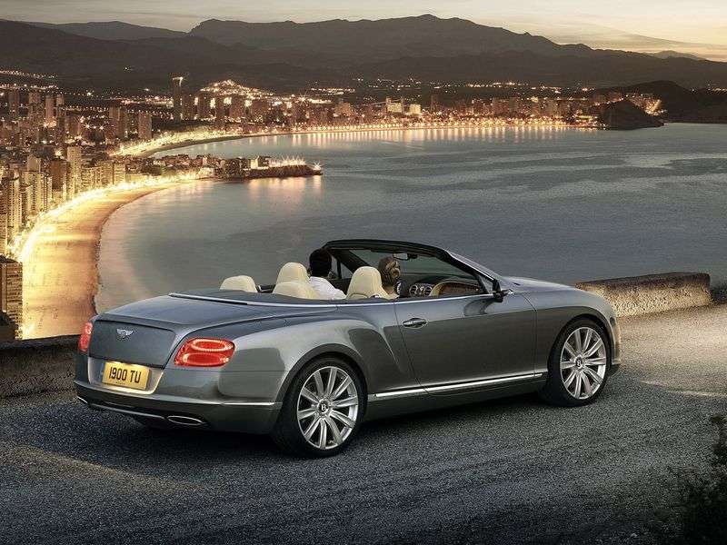 Bentley Continental GTC 2 generation convertible 2 dv. 6.0 AT (2011 – n. In.)