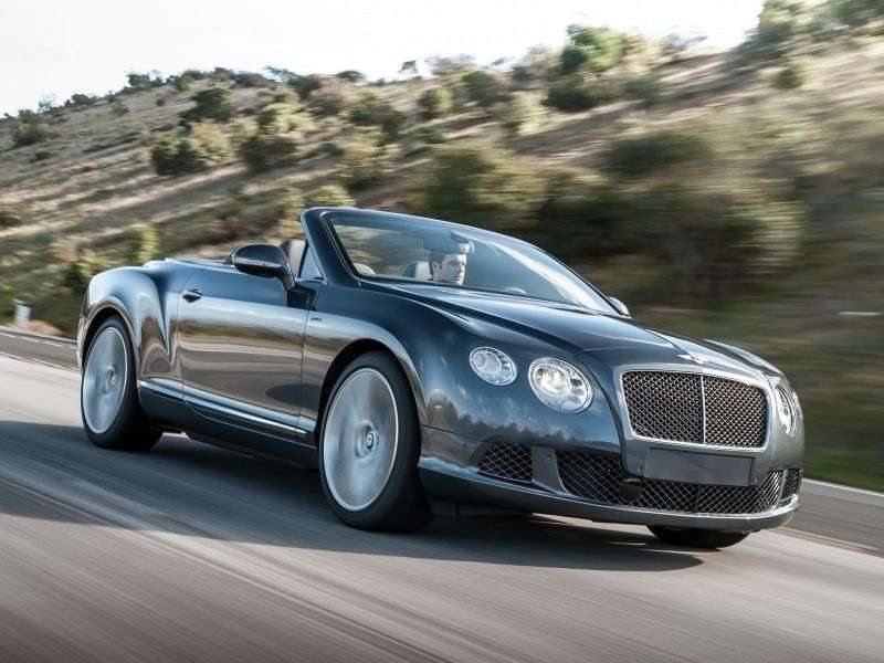 Bentley Continental GTC 2 drzwiowy Speed ​​Convertible 2 drzwiowy 6.0 AWD AT Basic (2013 obecnie)