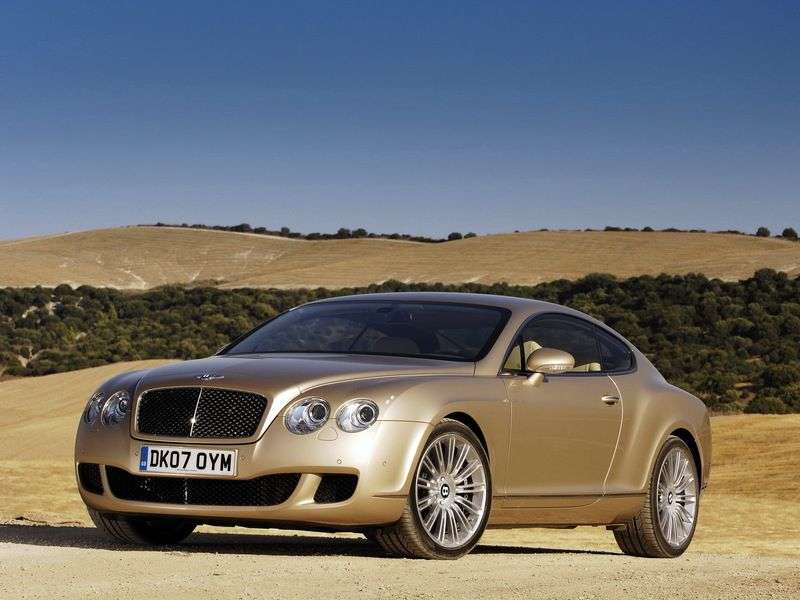 Bentley Continental GT 1.generacja Speed ​​coupe 2 drzwi 6.0i AT Twin Turbo (2008 2012)
