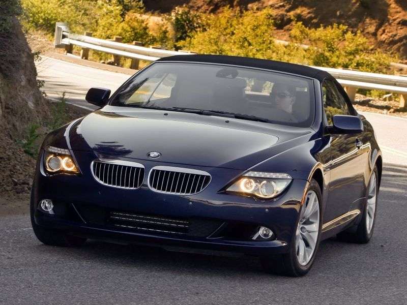 BMW 6 Series E63 / E64 [Restyling] 630i MT Convertible (2007–2010)