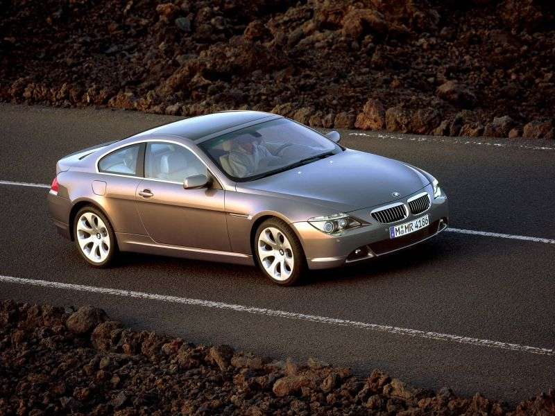 BMW serii 6 E63 / E64 coupe 630i MT (2004 2007)