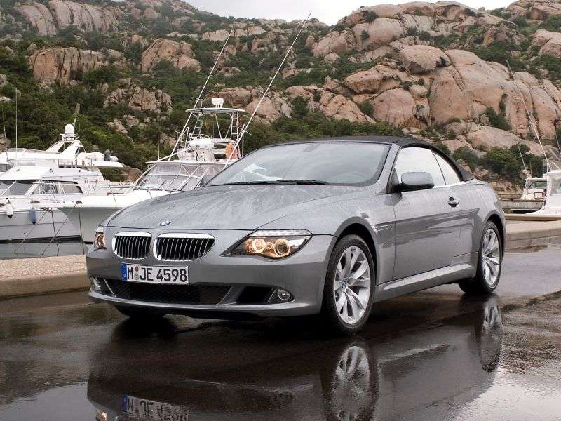 BMW serii 6 E63 / E64 [zmiana stylizacji] kabriolet 630i AT (2007 2010)