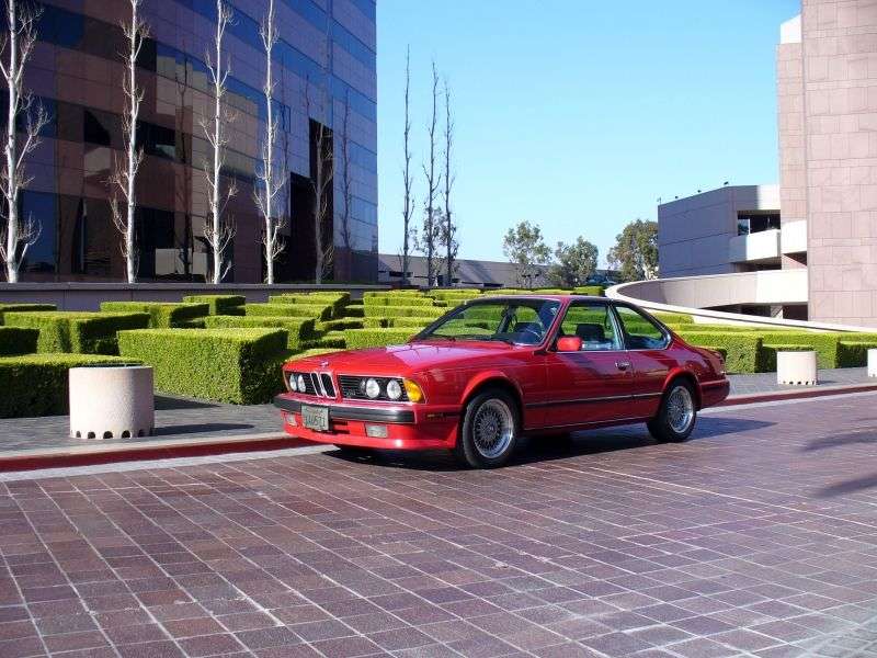 BMW serii 6 E24 [druga zmiana stylizacji] Coupe 635CSi MT (1987 1989)