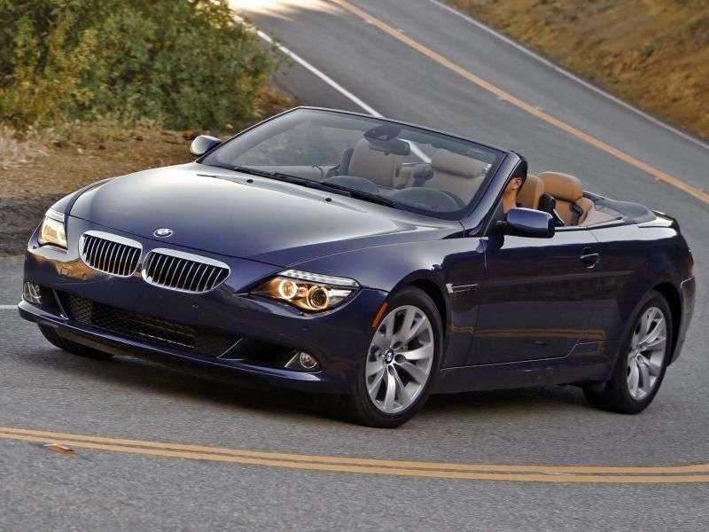 BMW serii 6 E63 / E64 [zmiana stylizacji] kabriolet 630i MT (2007 2010)