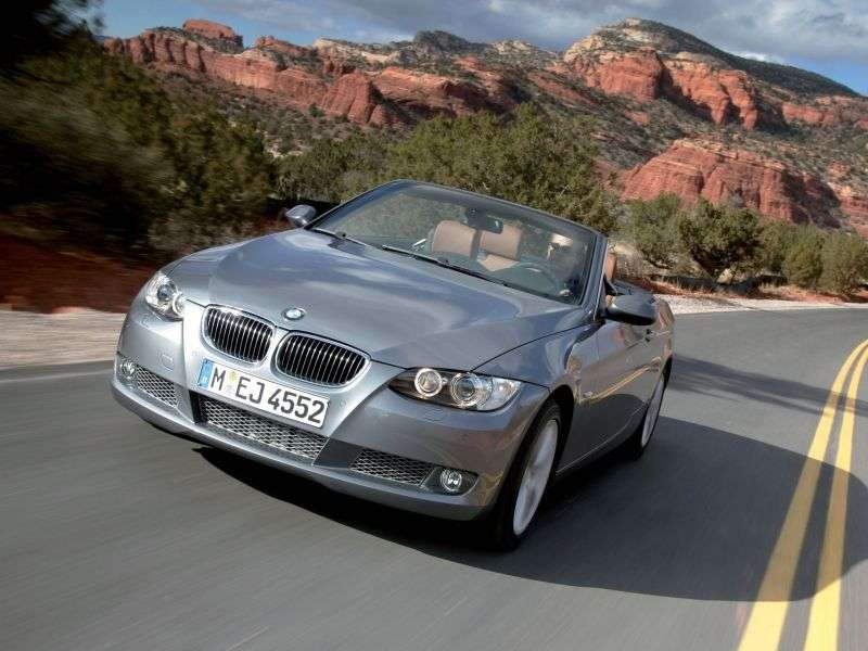 BMW Seria 3 E90 / E91 / E92 / E93 Cabrio 320d MT (2007 2008)