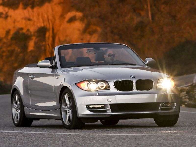 BMW Seria 1 E81 / E82 / E87 / E88 [zmiana stylizacji] Cabrio 125i MT (2009 2010)