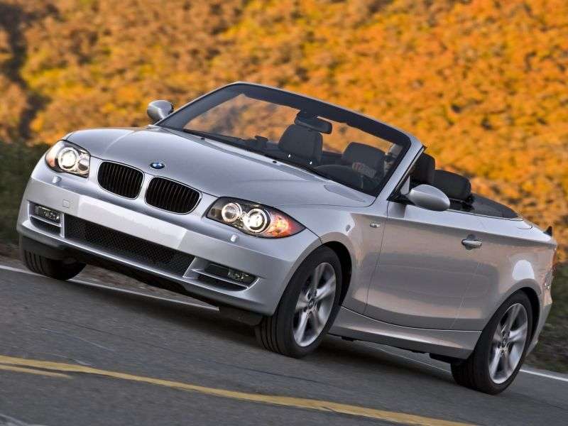 BMW Seria 1 E81 / E82 / E87 / E88 [zmiana stylizacji] Cabrio 118i MT (2009 2010)