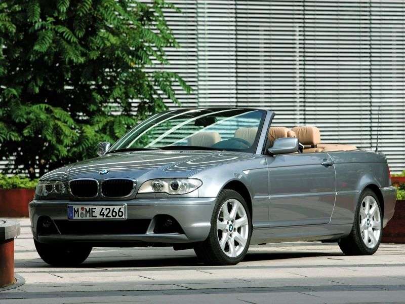 BMW 3 Series E46 [Restyling] 330Cd MT Convertible (2004–2006)