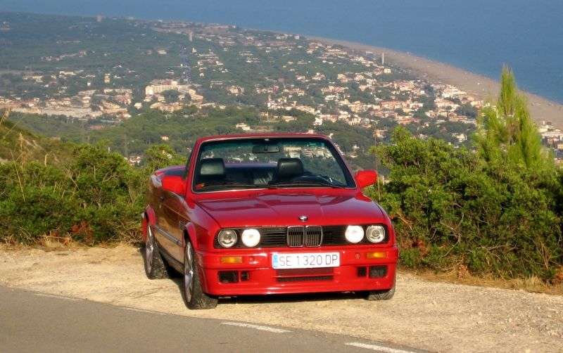 BMW Seria 3 E30 [zmiana stylizacji] Cabrio 318i AT (1990 1993)