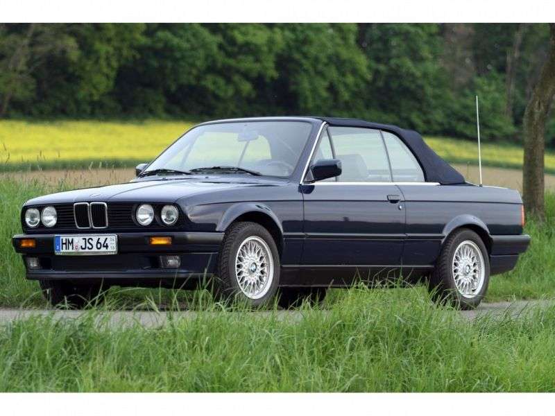 BMW 3 Series E30 [Restyling] Convertible 320i MT (1990–1993)