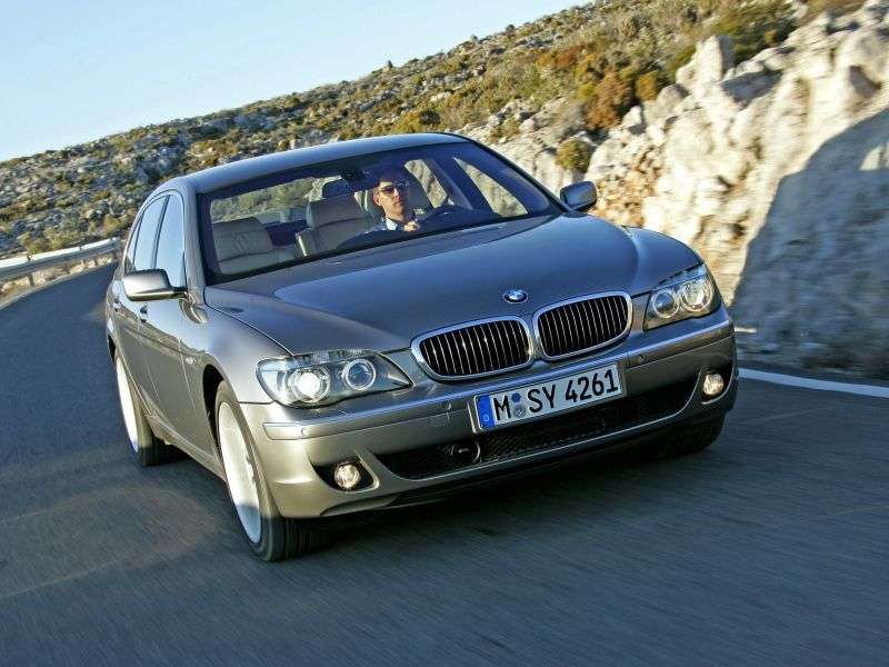 BMW 7 Series E65 / E66 [Restyling] 730Li AT Sedan (2005–2008)