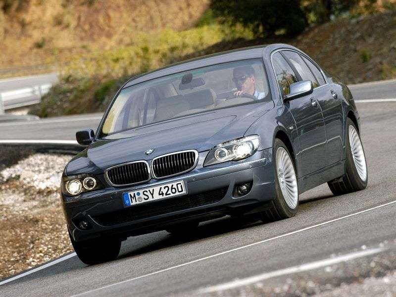 BMW 7 Series E65 / E66 [Restyling] 750i AT Sedan (2005–2008)