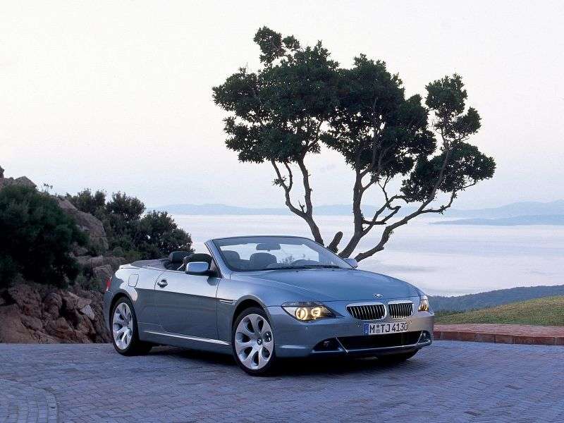 BMW 6 Series E63 / E64 Cabrio 645Ci MT (2004–2005)