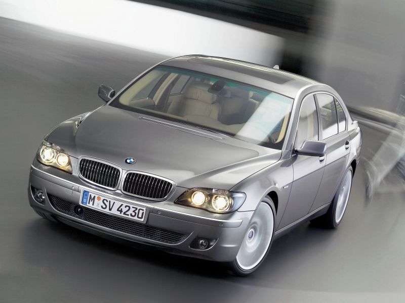 BMW 7 Series E65 / E66 [Restyling] 760i AT Sedan (2005–2008)