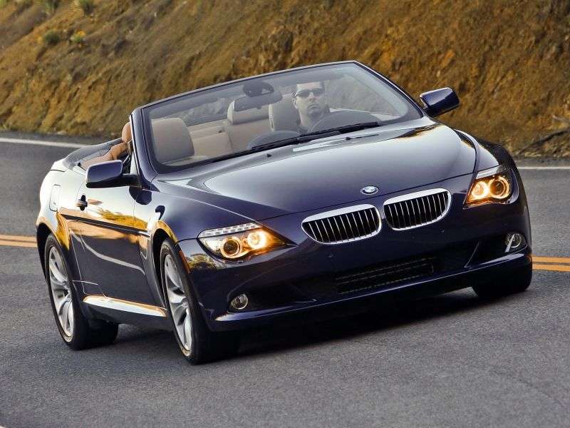 BMW 6 Series E63 / E64 [Restyling] 630i MT Convertible (2007–2010)