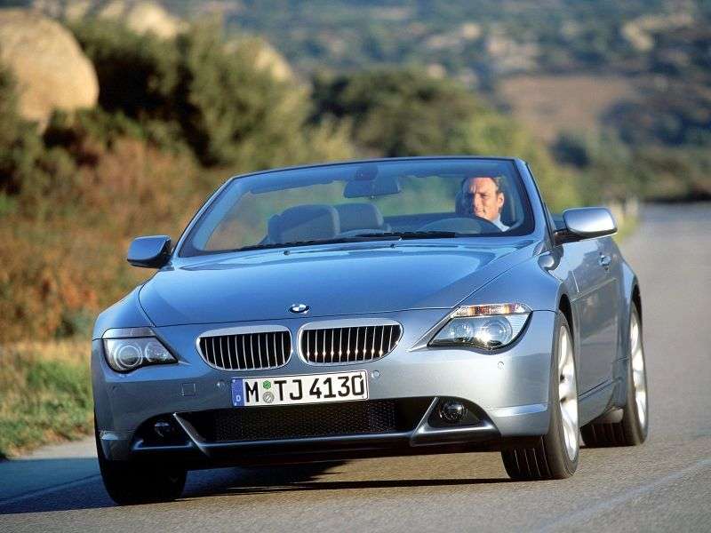 BMW Seria 6 E63 / E64 Cabrio 650Ci MT (2006 2007)