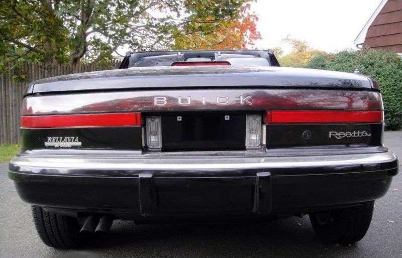 Buick Reatta 1st generation convertible 3.8 AT (1991–1990)