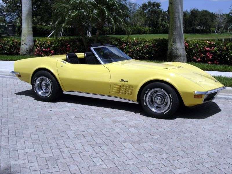 Chevrolet Corvette C3 [restyling] Sting Ray convertible 5.7 4MT (1971–1972)