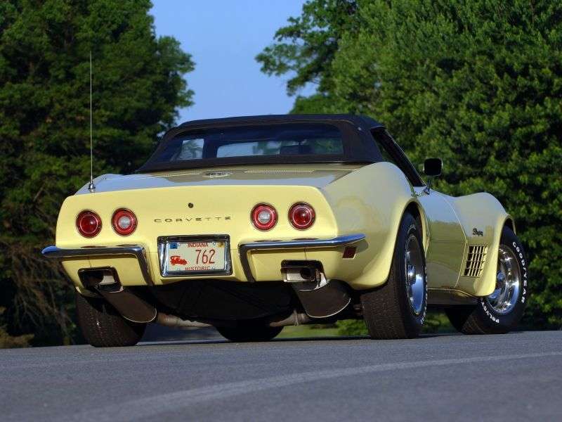 Chevrolet Corvette C3 [restyling] Sting Ray convertible 5.7 4MT (1971–1972)