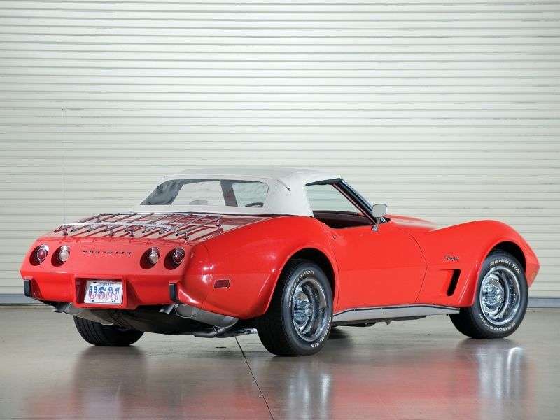 Chevrolet Corvette C3 [2nd restyling] Sting Ray Roadster 5.7 Turbo Hydra Matic (1973–1975)