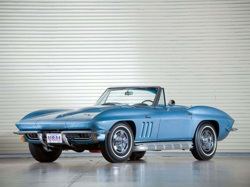 Chevrolet Corvette C2 [3rd restyling] Sting Ray Roadster 7.0 4Syncro Mesh (1966–1966)