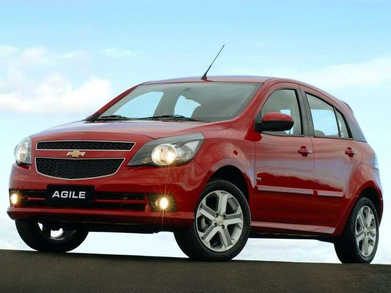 Chevrolet Agile hatchback 1. generacji 1.4 Flex MT (2009 obecnie)