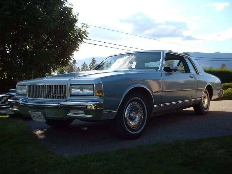 Chevrolet Caprice 3rd generation [2nd restyling] coupe 4.3 4АТ (1987–1988)