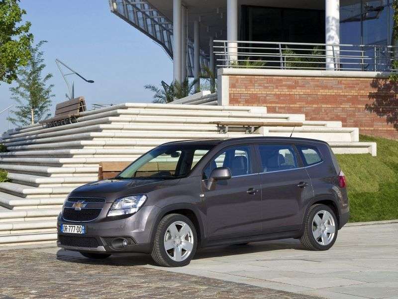 Chevrolet Orlando 1.generacji minivan 1.8 MT Base (1QP75KAG1) (2012) (2010 obecnie)